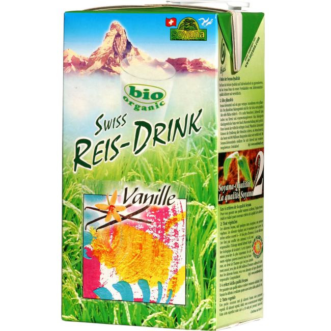 Bio Swiss Reis-Drink Vanille 1L