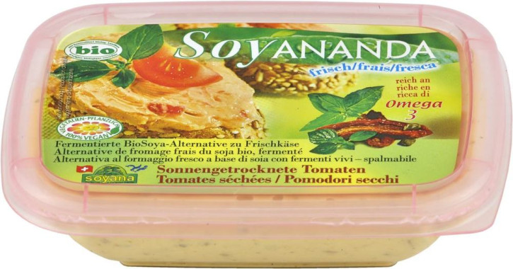 Soyananda Organic Cream Cheese alternative - Dried Tomatoes 140gr