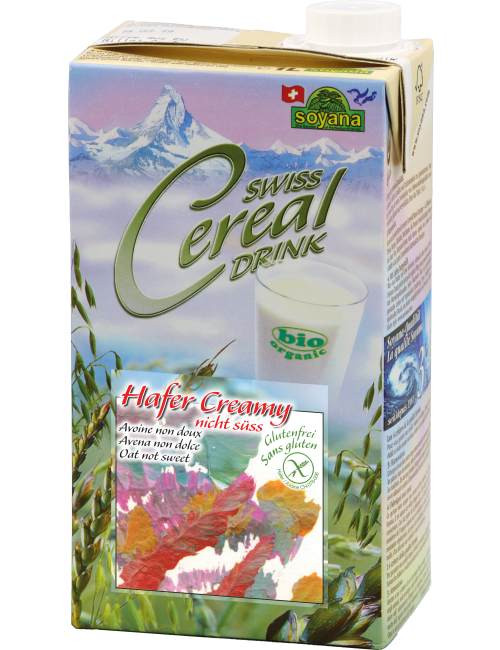 Bio Swiss Cereal-Drink Hafer Creamy, nicht süss, glutenfrei 1L
