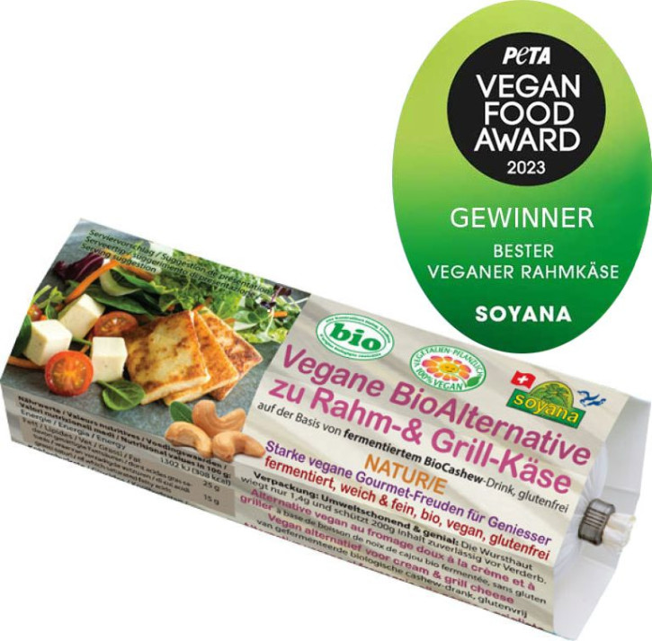 Vegane Bio-Alternative zu Rahm- & Grill-Käse, Natur 200 g